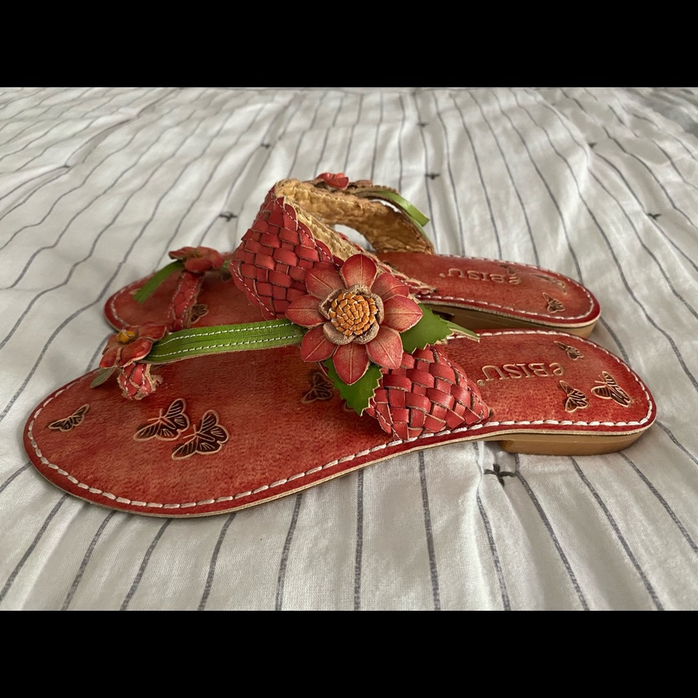 🌺 Ebisu Leather Sandals 🌺